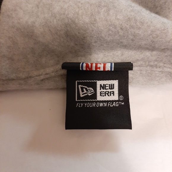 NFL Knit Hat Fleece lined Super Bowl 50 Panthers Patch Gray Black - Picture 12 of 12